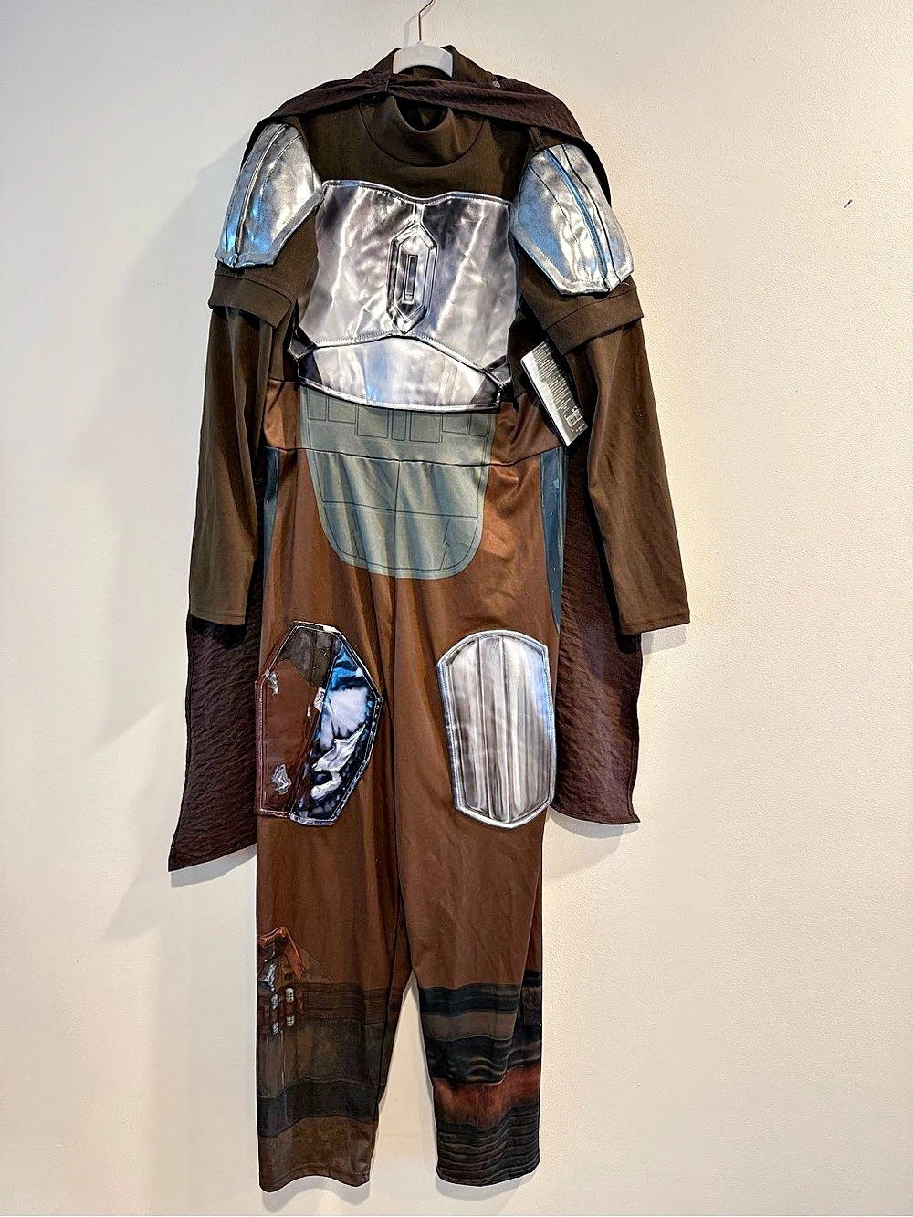 Disney Star Wars Costume Boys 13/14 Brown & Silver NWT